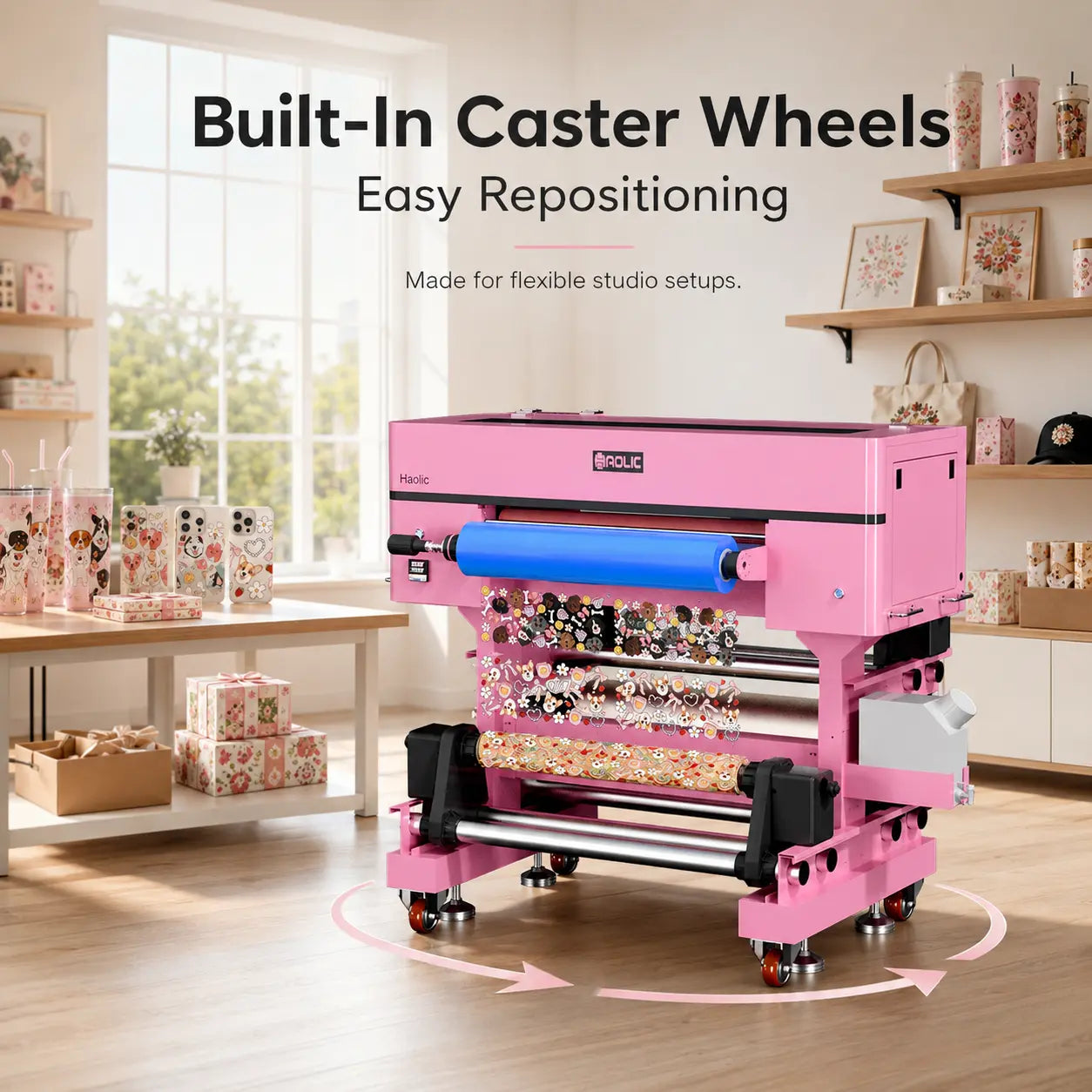Pre-Order: Haolic UIX60 24" Industrial UV DTF Printer – $500 Deposit