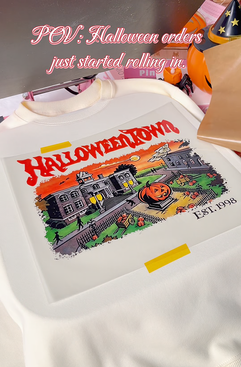 Halloween custom printing example