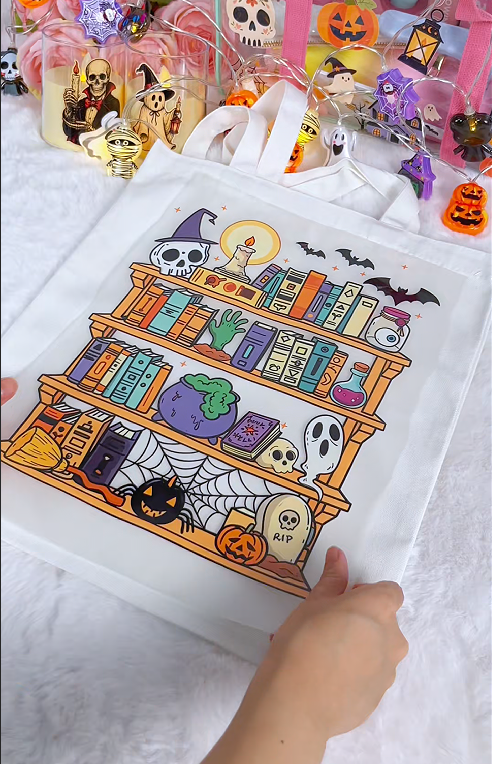 Halloween custom printing example