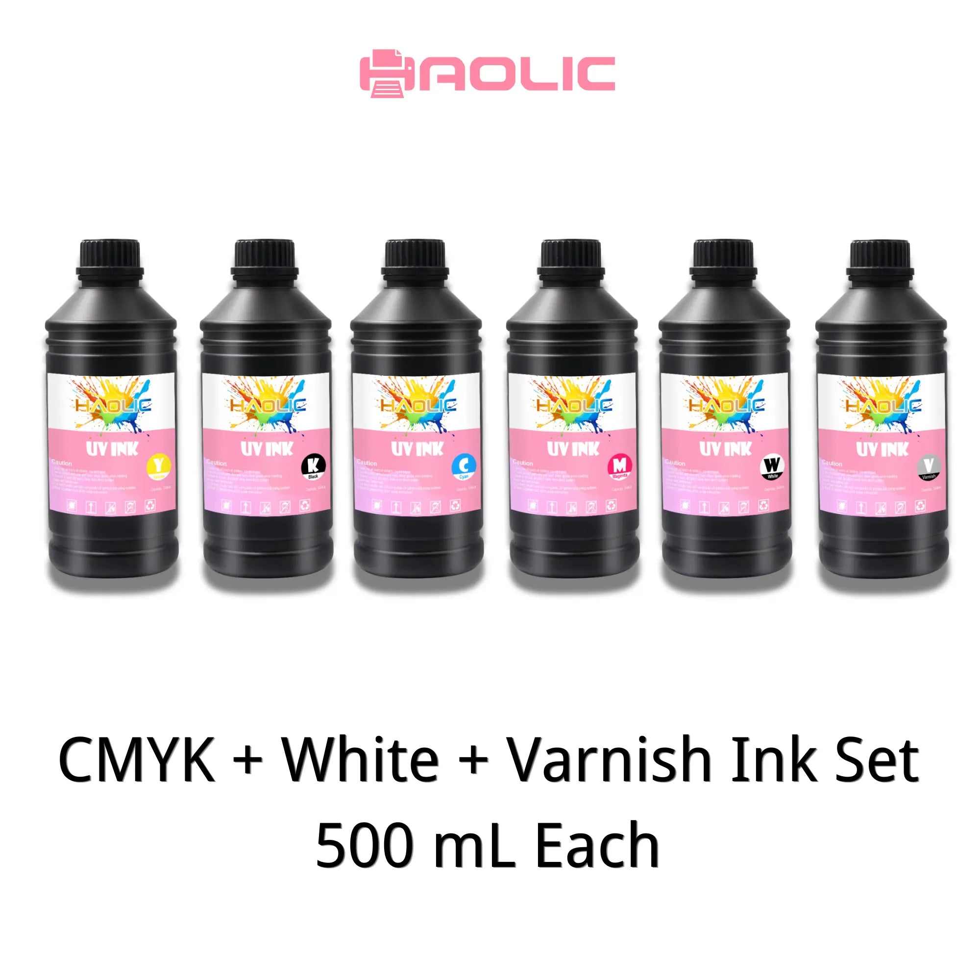 Haolic UV DTF Ink for UV DTF Printers – 500 mL