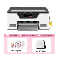 【Back In Stock】Haolic 13" Pink A3 XP600 DTF Printer Classic Edition