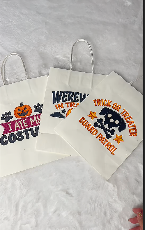 Halloween custom printing example