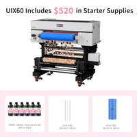 Pre-Order: Haolic UIX60 24" Industrial UV DTF Printer – $500 Deposit