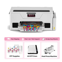 【Back In Stock】Haolic 13" Pink A3 XP600 DTF Printer Classic Edition