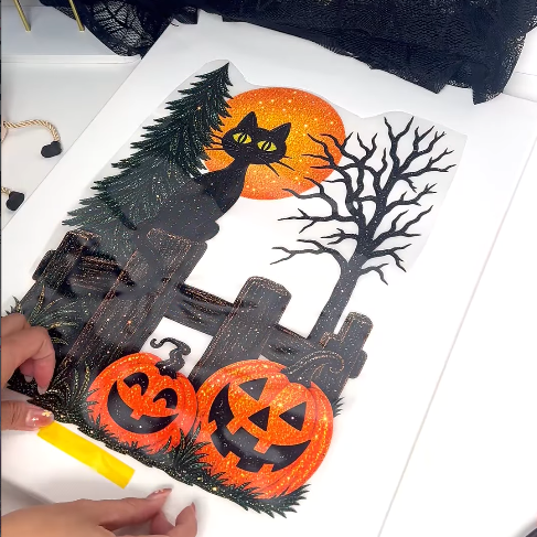 Halloween custom printing example