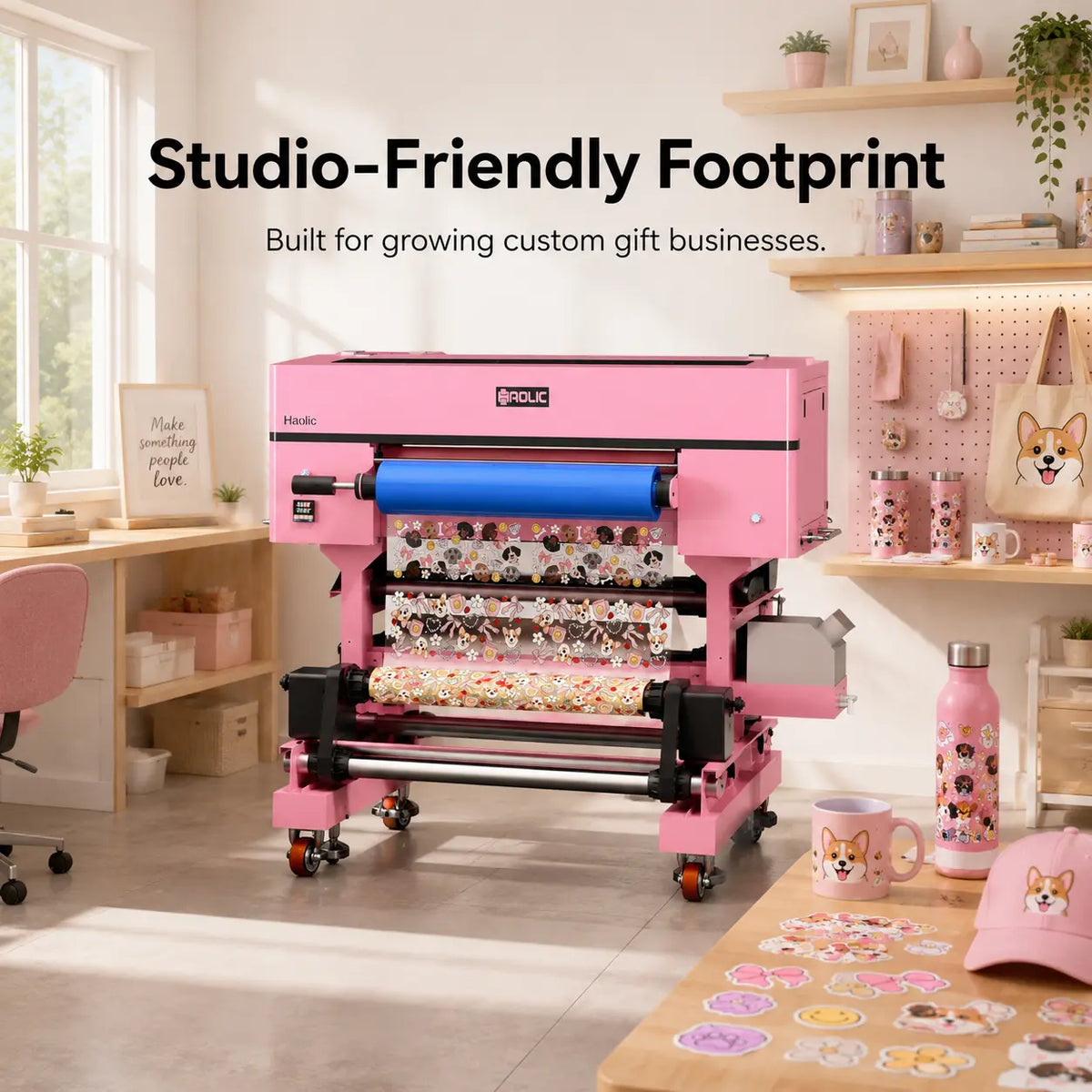 Pre-Order: Haolic UIX60 24" Industrial UV DTF Printer – $500 Deposit