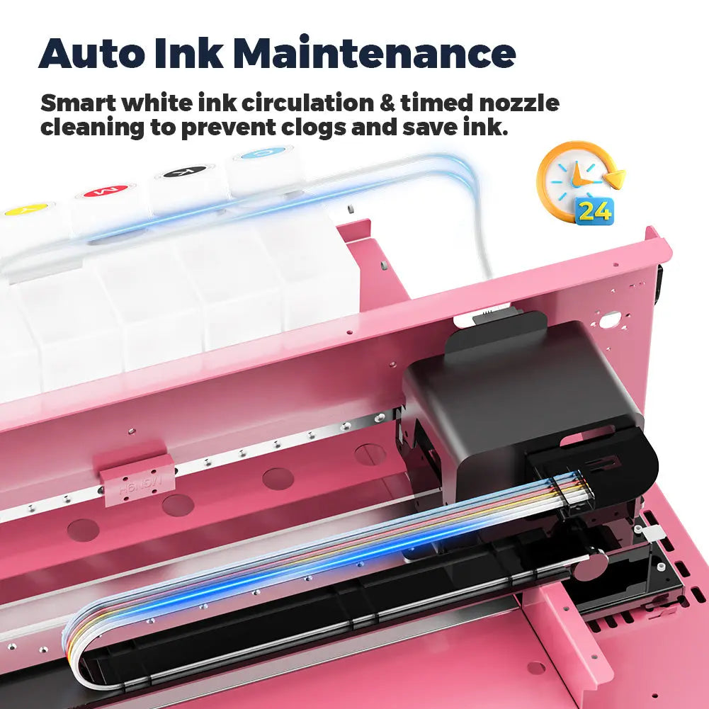 Haolic Mini D8 DTF Printer 13" | Compact Direct-to-Film Printer for Small Business & Home Use