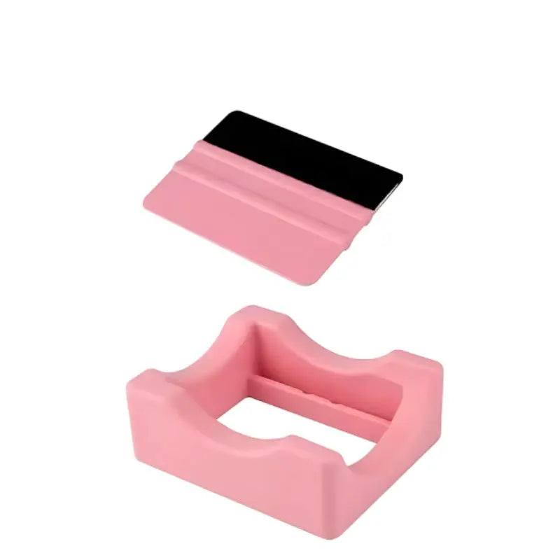 Pink Tumbler Holder + Mini Squeegee
