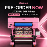Pre-Order: Haolic UIX60 24" Industrial UV DTF Printer – $500 Deposit