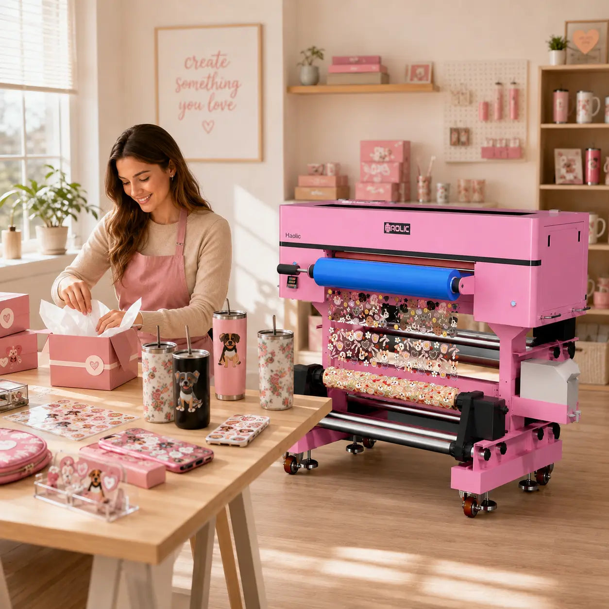 Pre-Order: Haolic UIX60 24" Industrial UV DTF Printer – $500 Deposit