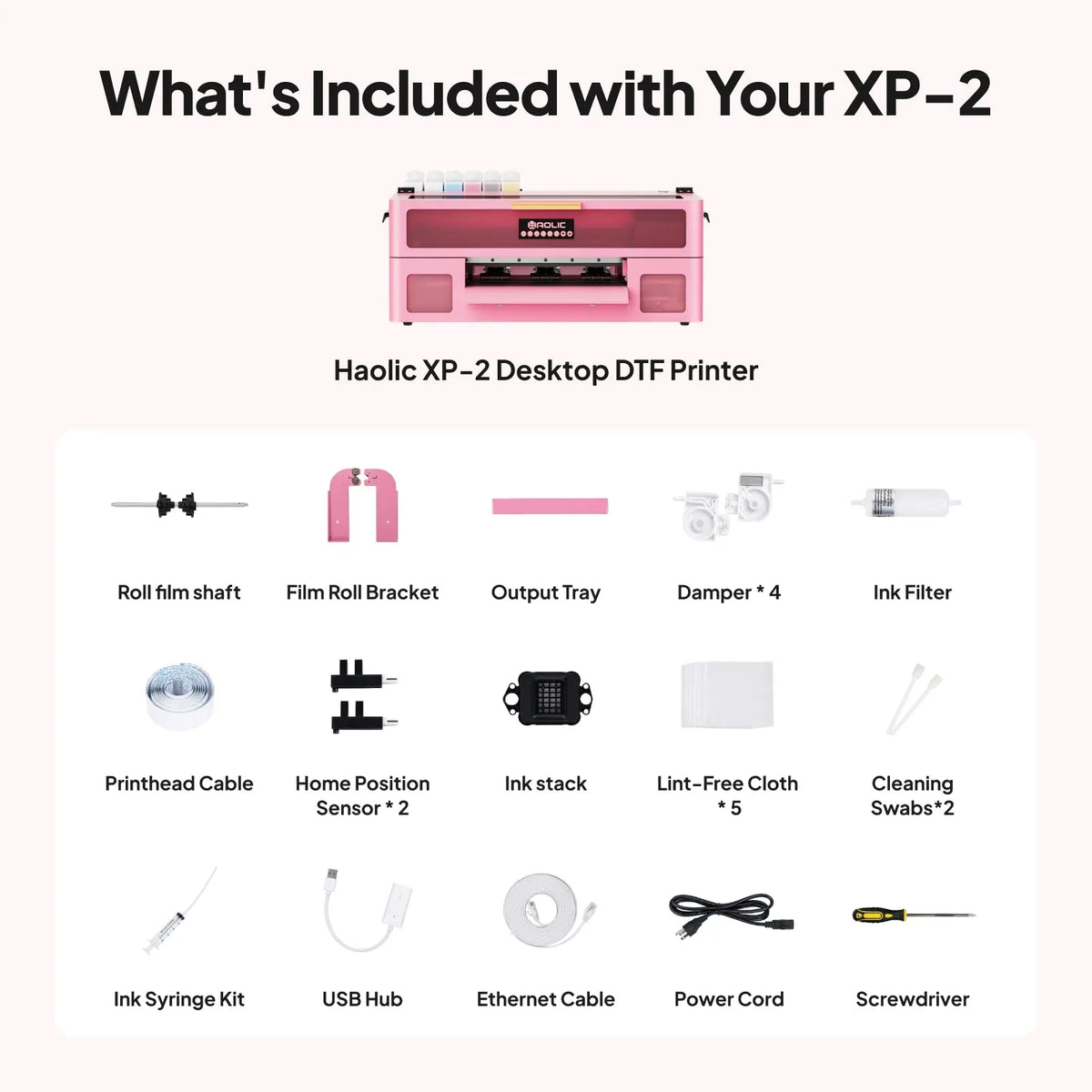 Haolic XP-2 Second-Generation XP600 Desktop DTF Printer