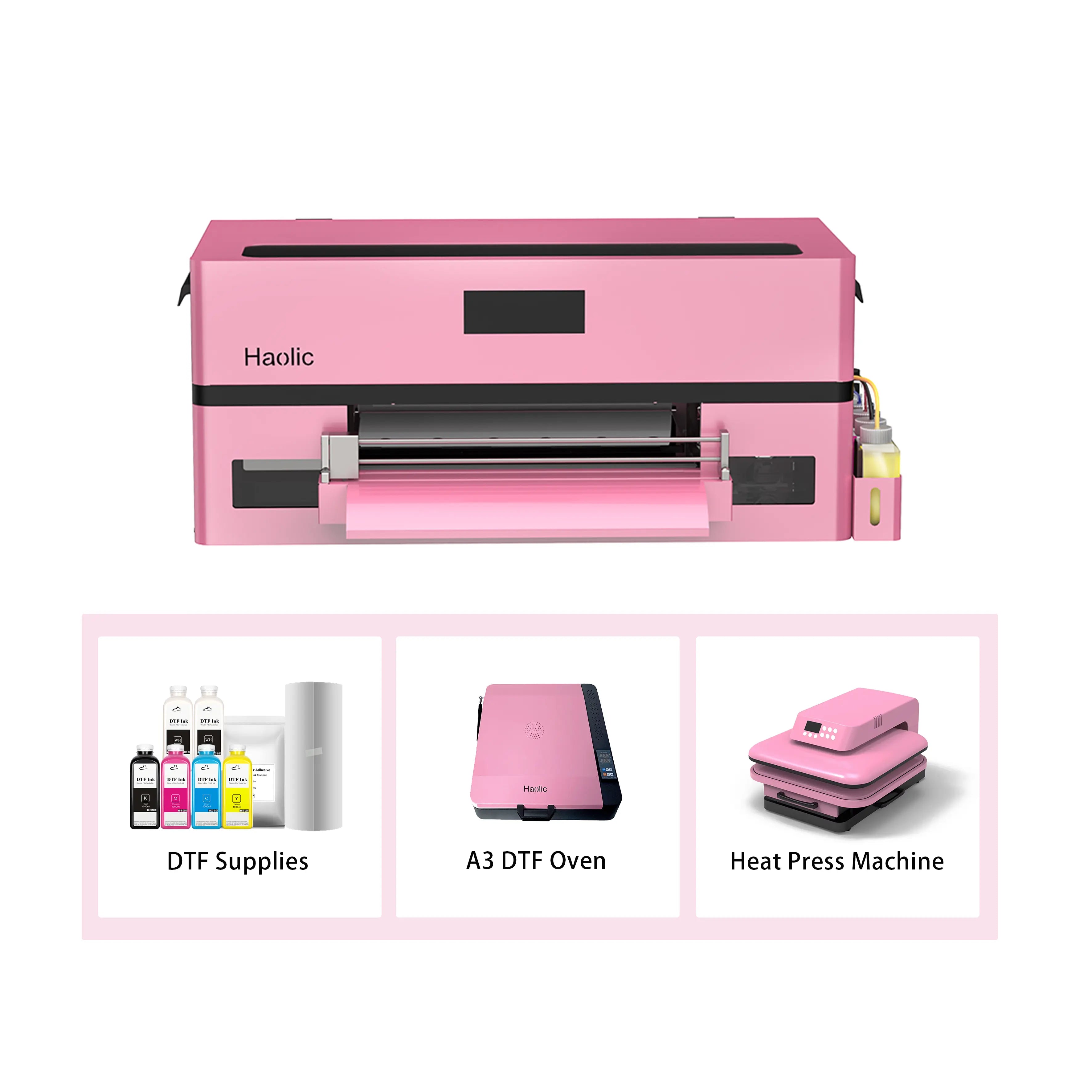 Haolic 13" Pink A3 XP-1 Pro DTF Printer Haolic